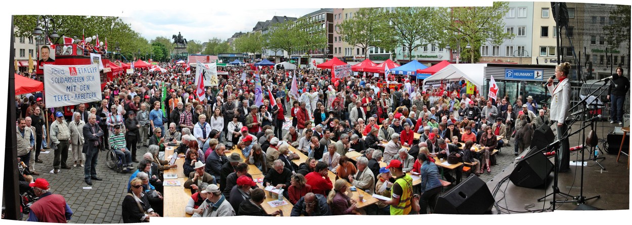 1. Mai DGB Kundgebung auf dem Heumarkt 
